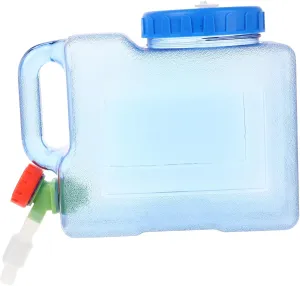 1 Set Outdoor Water Container Camping Water Jug with Spigot Durable Liquid Storage Jug Lightweight and Portable for Hiking Home Use and Emergencies Leak Resistant Design