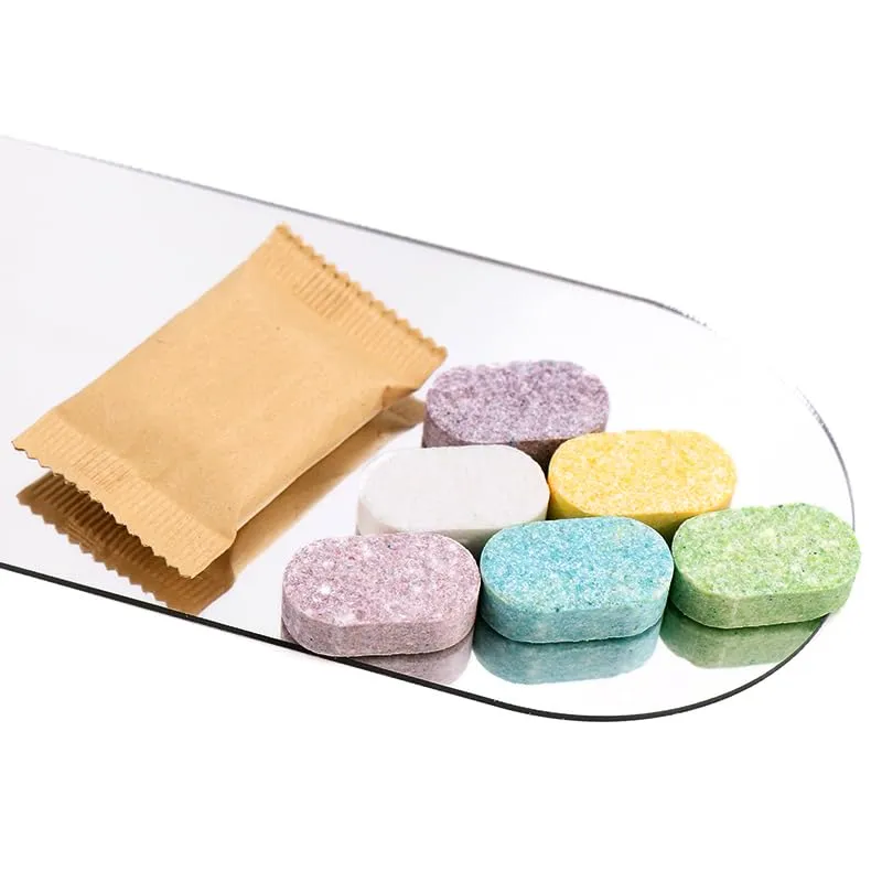 100-Pack Hand Wash Effervescent Tablets for Refillable Dispensers – Converts to Liquid Soap, Cost-Effective Solution for Hotels, Restaurants & Commercial Use (2x2x1cm, 20g each, Fragrance-Free)