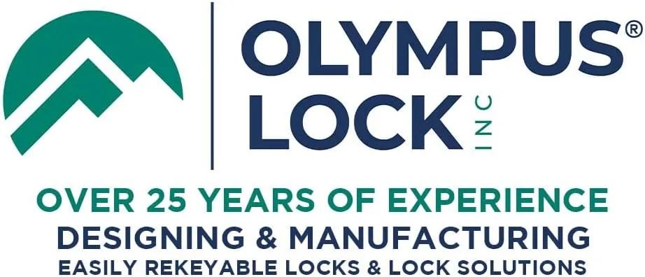 100DR Deadbolt Lock | 7/8” Chrome Key US26D | NATL KA915 Easily Rekeyable Cabinet Door Lock, Keyed Alike | Grade 1 Door Locks with Keys | Deadbolt Cabinet Locks | Cabinet Lock for Doors