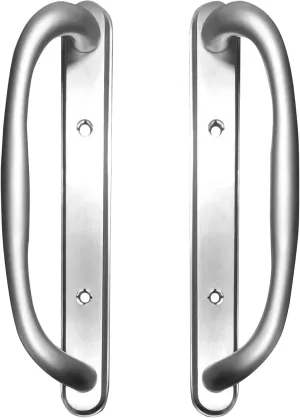 10" Olympus Sliding Patio Glass Non-Keyed Dummy Handle Set Replacement - Fits 3-15/16" inches Hole Spacing, and 1-1/4" to 2-1/4" Door Thickness - No Latch