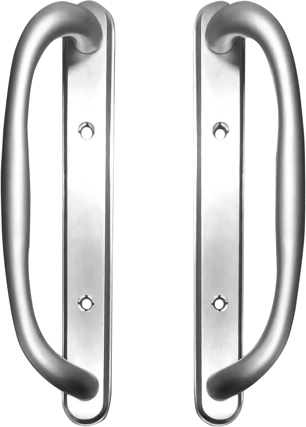 10" Olympus Sliding Patio Glass Non-Keyed Dummy Handle Set Replacement - Fits 3-15/16" inches Hole Spacing, and 1-1/4" to 2-1/4" Door Thickness - No Latch
