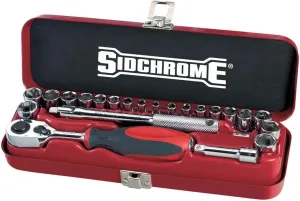 1/4-Inch Drive AF/Metric Socket 23-Piece Set