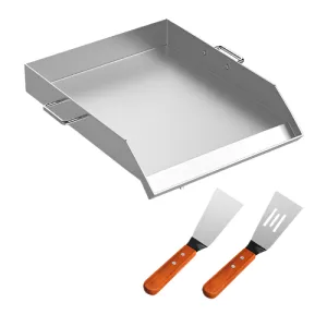 18" X 16" Stainless Steel Griddle Universal Flat Top Rectangular Plate