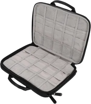 1pc Portable Double Layer Watch Band Organizer Bag Storage Case for Watch Straps Accessories for Travel Trips for Cables Headsets