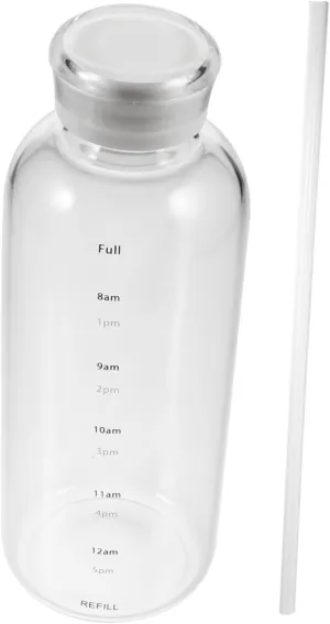 1Set Capacity Sports Water Bottle Portable High Borosilicate Jug with Comfy Lid for Gym Outdoor Activities and Daily Hydration Practical and Stylish Design