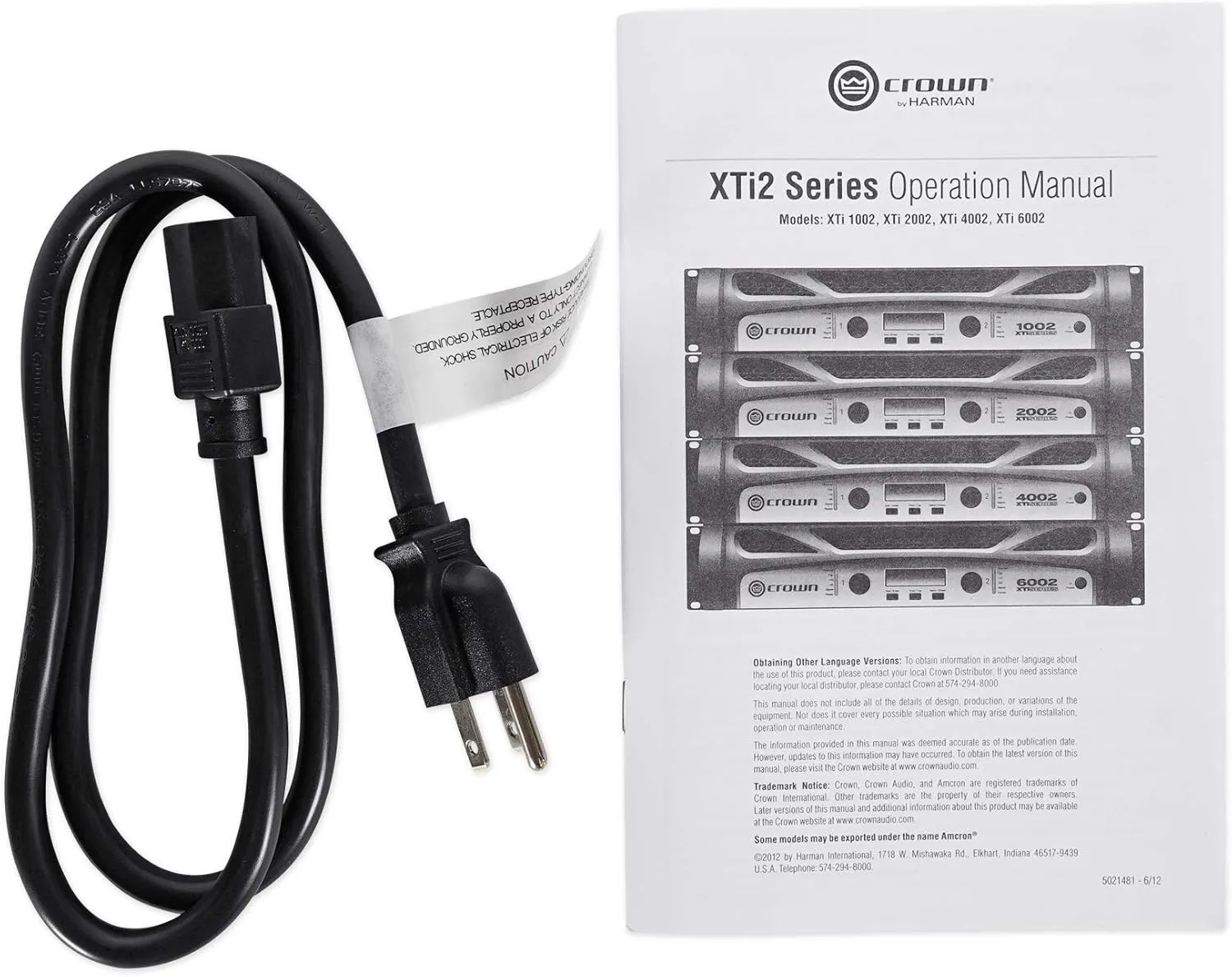 2 Power Amplifier, Gray, 500-Watts (XTi1002)