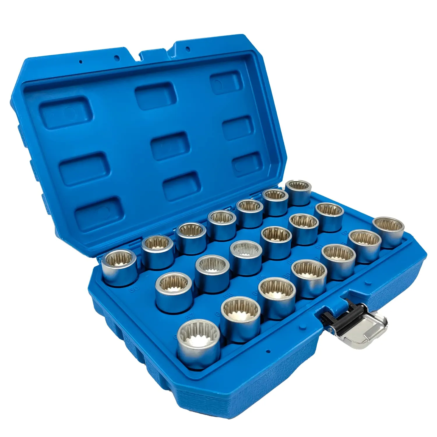 20PCS Wheel Locking Nut Key Kit for Porsche VW Touareg, Wheel Lock Nut Socket Adapter Set, Wheel Anti-Theft Lug Nut Removal Tool, Anti-Theft Screw Remover