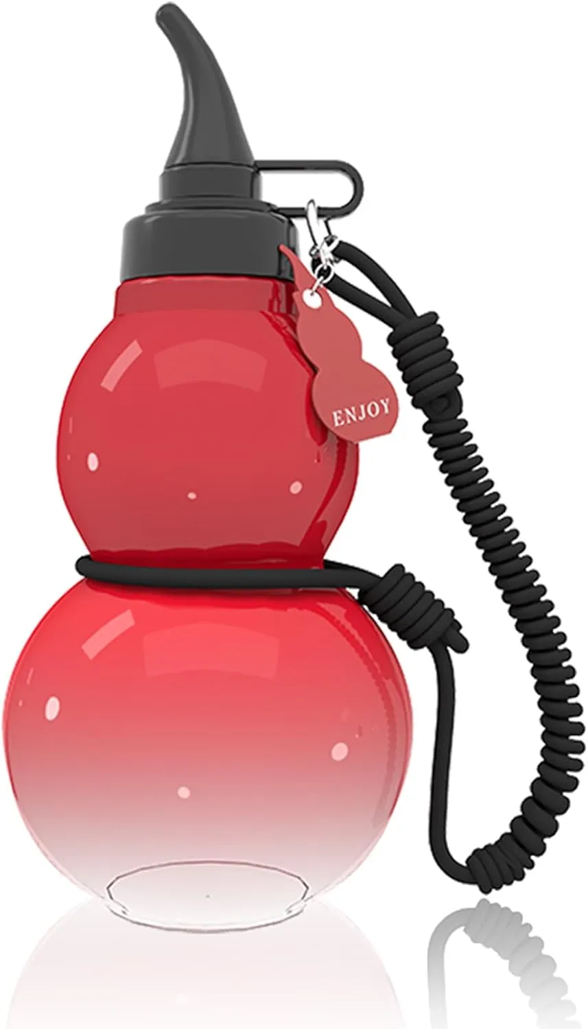 28oz Gourd Style Tritan Water Bottle Eye-Catching Design, Reusable & Leak-Proof, Includes DIY Stickers, Perfect for Gym and Travel