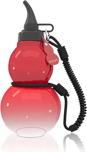 28oz Gourd Style Tritan Water Bottle Eye-Catching Design, Reusable & Leak-Proof, Includes DIY Stickers, Perfect for Gym and Travel
