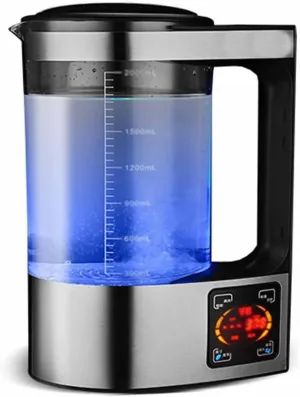 2L Electric Rich Hydrogen Water Bottle, Hydrogen Content as High as 800-1200PPB, Alkaline Water Ionizer Machine Water Filter, Drink Hydrogen Water Generator