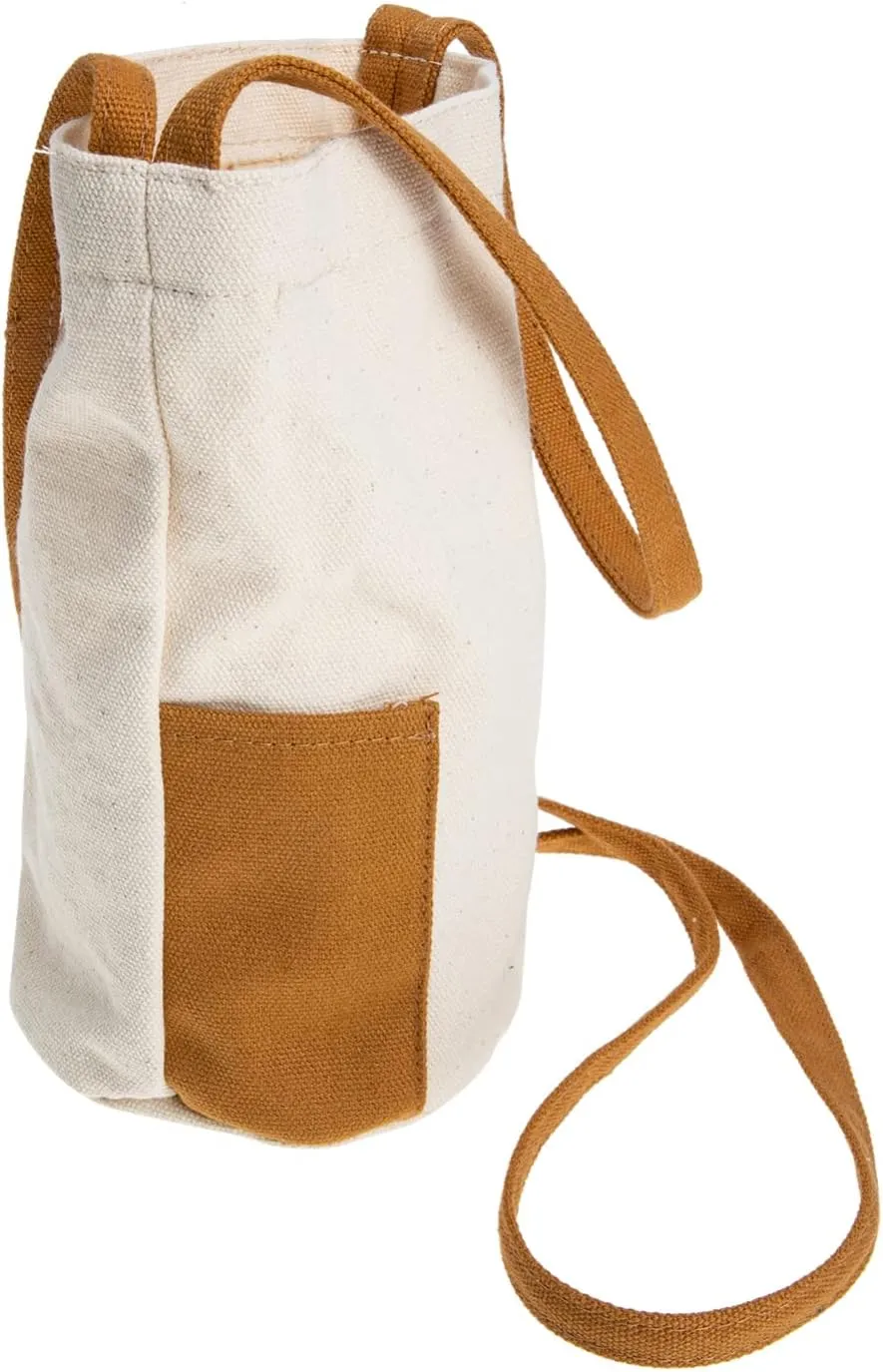 2pcs Packable Water Bottle Packable Water Bottle Bag Packable Water Bottle Holder Water Bottle Shoulder Bag Tote Canvas Bottle