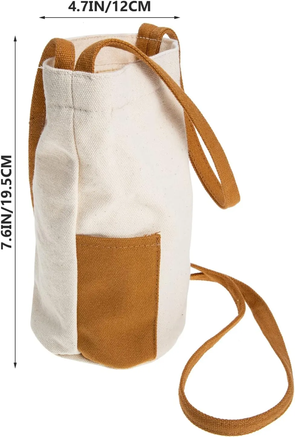 2pcs Packable Water Bottle Packable Water Bottle Bag Packable Water Bottle Holder Water Bottle Shoulder Bag Tote Canvas Bottle