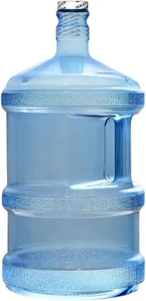 3 Gallon Tall BPA Free Water Bottle With Handle 48mm Cap Drinking Water Jug Made in USA