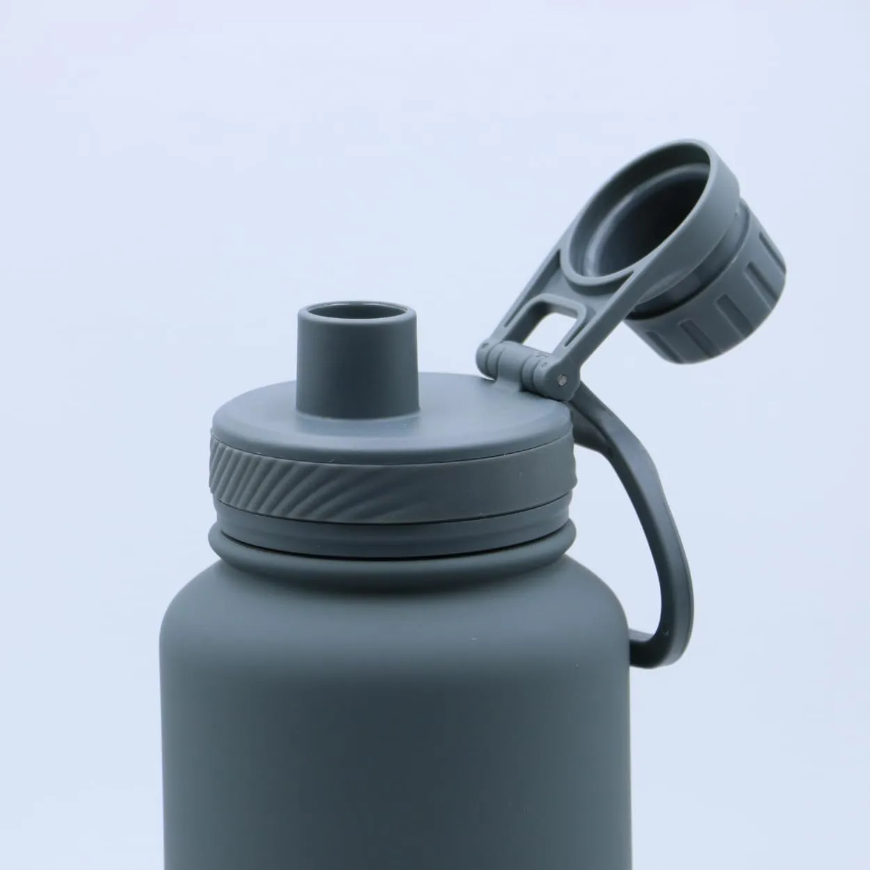 32 oz vacuum insulated stainless steel water bottle with spout lid for cold water drinks, sports, travel, outdoor and school (Glitch)