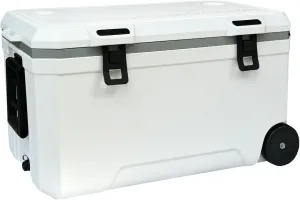 34-127 Quart Insulated Portable Cooler with Heavy Duty Wheels Keeps Ice for up to 5 Days, Great for Drink, Beach, Camping, Tailgating, Sports, & More