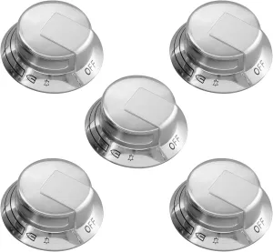 5E03 KIP 318569904 Stove knobs Replacement Parts for Electrolux Stove Parts Cooktop Knobs EW36GC55PS2 EW30GC60P Electrolux Gas Range Burner Control Knobs 5 Pcs