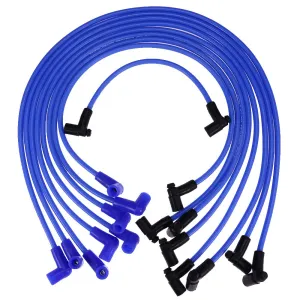 64602 High Energy 8mm Spark Plug Wires Set Replacement for Chevy/GM 1974-1988 305 350 400 SBC Engine 90° Boot Spark Plug Wire (9-Pack)