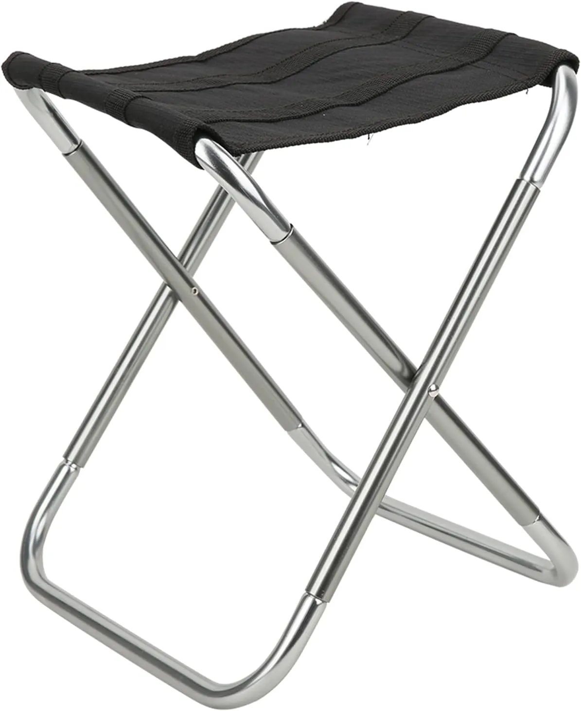 7075 Aviation Aluminum Alloy Camping Stool, 600D Oxford Polyester Outdoor Foldable Chair, Folding Compact Lightweight Stool Seat, Portable Fishing Stool for Camping Fishing Hiking Gardening
