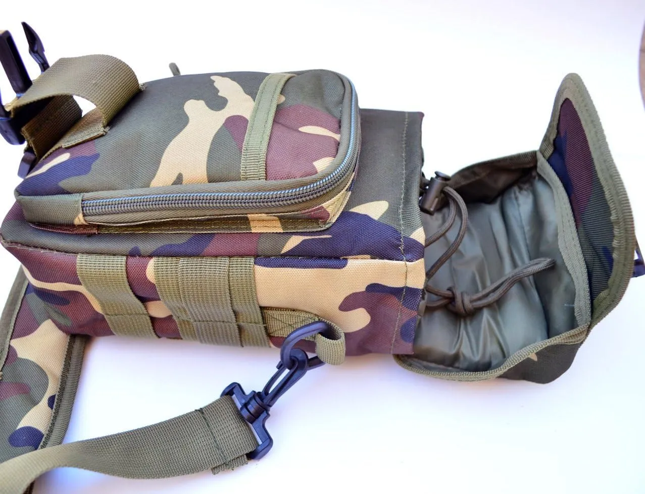 Acid Tactical® MOLLE First Aid Bag Pouch Trauma Woodland Camo EMT Medic Utility