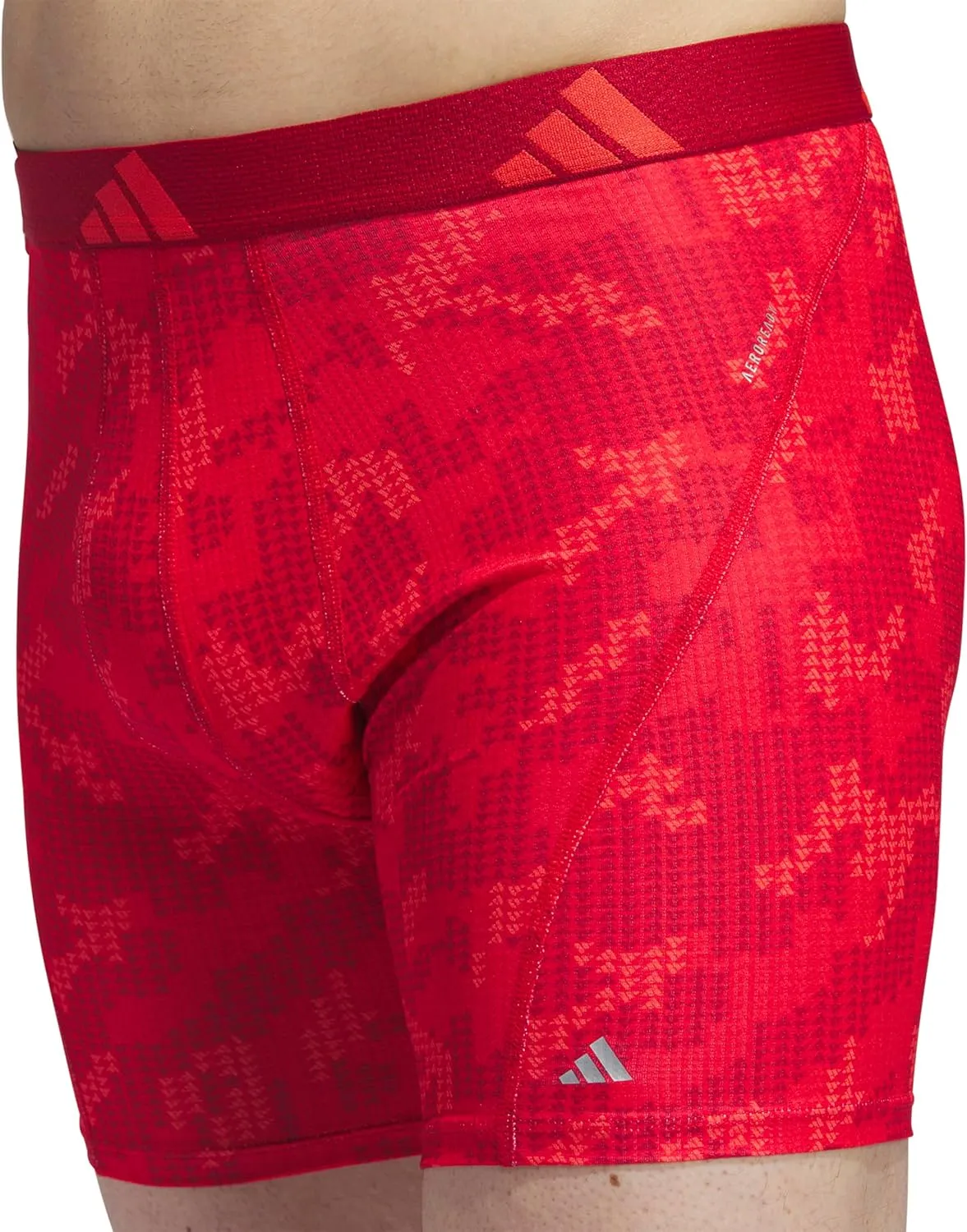 adidas Men's Performance Athletic Mesh Boxer Brief Underwear 3-Pack, Moisture Wicking, Sport Comfort