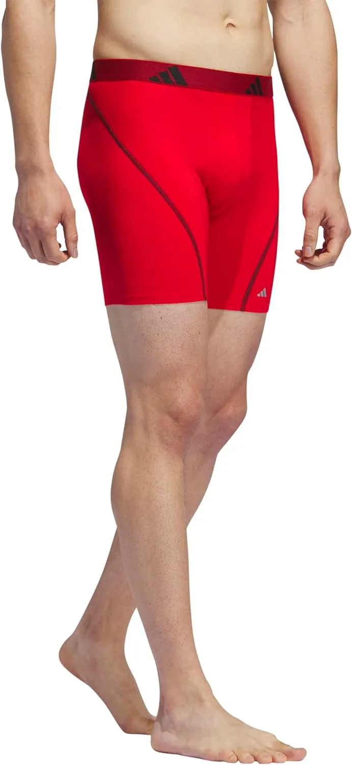 adidas Men's Performance Athletic Mesh Boxer Brief Underwear 3-Pack, Moisture Wicking, Sport Comfort