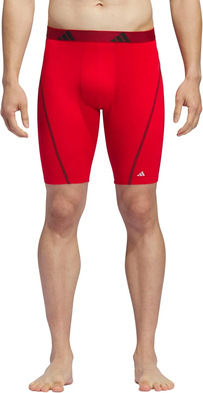 adidas Men's Performance Mesh Long Boxer Brief Underwear (3-Pack), for Active Sport and All Day Comfort