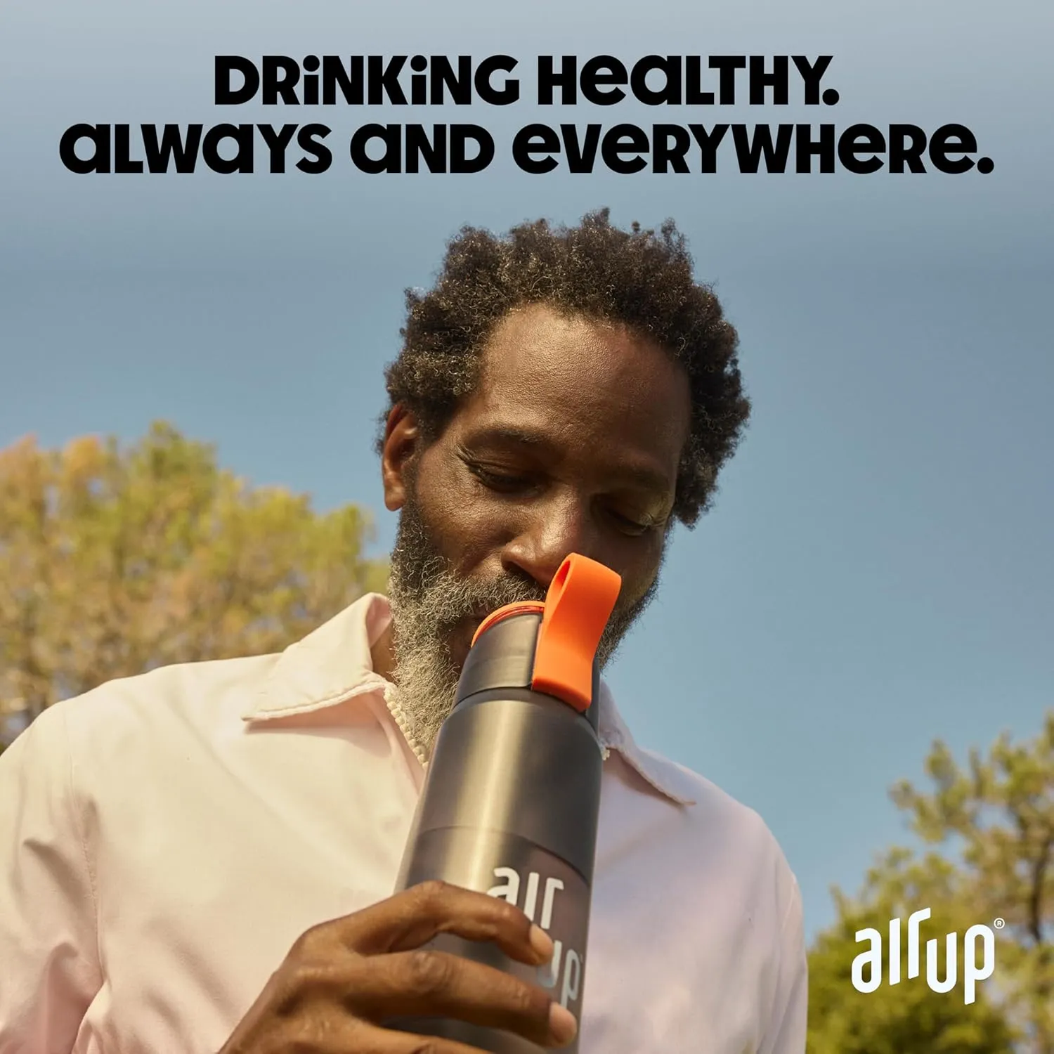 air up® water bottle (22 oz) for school, sports, gym | includes 5 scent pods & straw | flavored bottle in hot pink – also for kids, boys, girls | no calories, sugar-free and suitable for carbonation