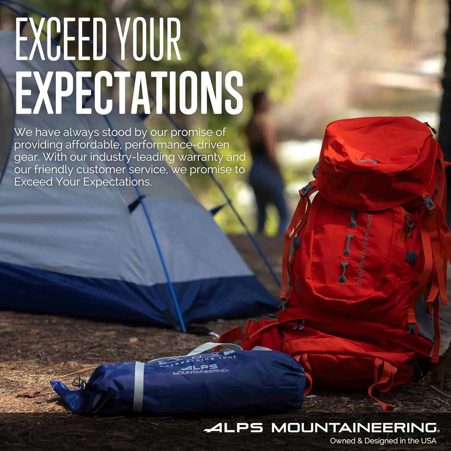 ALPS Mountaineering Tri-Leg Stool - Clay/Apricot, New