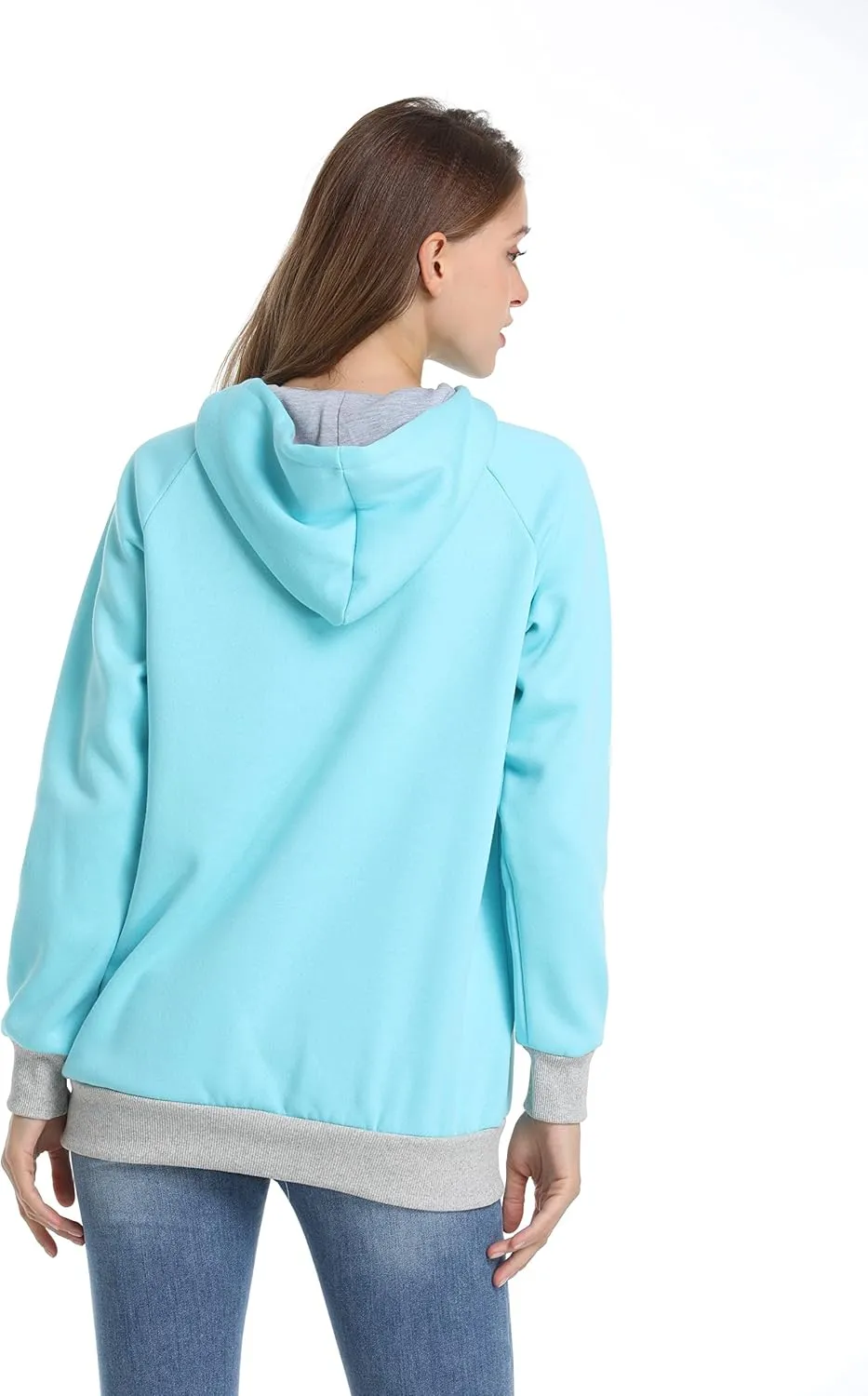 ALYC Cat Dog Carrier Hoodie Large Pet Pouch Sweatshirt Puppy Kitten Holder Pullover Top Kangaroo Hoodies for Women