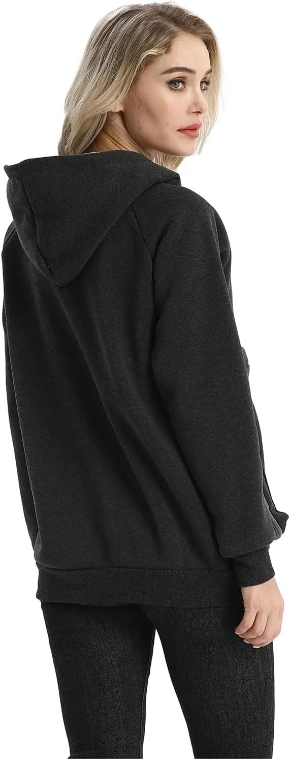 ALYC Cat Dog Carrier Hoodie Large Pet Pouch Sweatshirt Puppy Kitten Holder Pullover Top Kangaroo Hoodies for Women