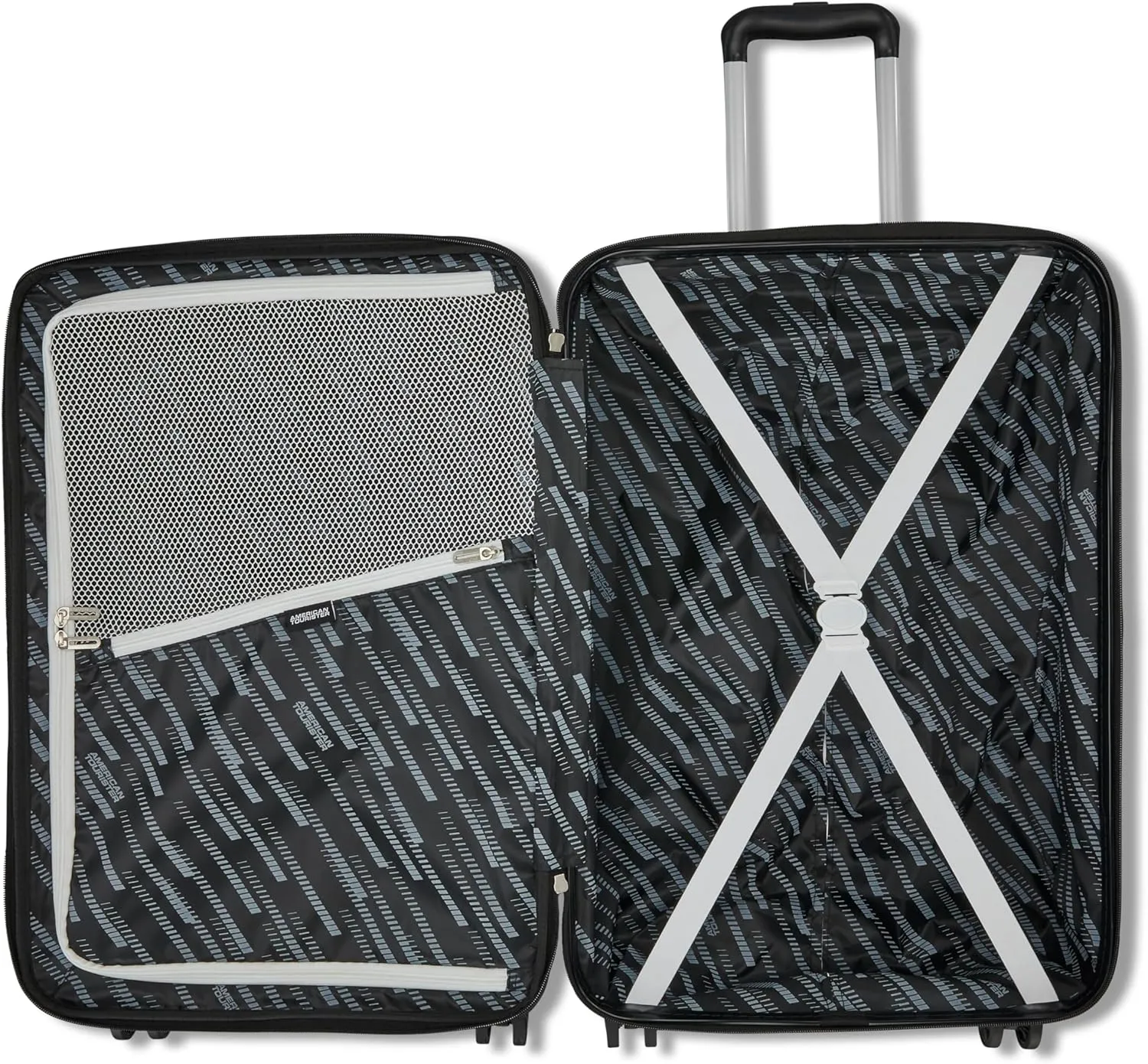 American Tourister Westridge Hardside Luggage Set with Spinner Wheels, Holly Red, 3PC Set (CO/M/L)