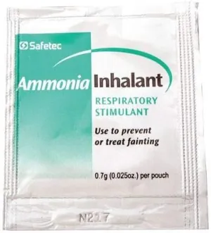 Ammonia Inhalants, Pouch, 0.350 oz, PK12 (Case of 4)