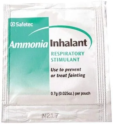 Ammonia Inhalants, Pouch, 0.350 oz, PK12 (Case of 4)