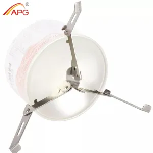 APG Camping Gas Tank Dual-purpose Folding Bracket Bottle Stand Stainless Steel Tripod Canister Stand