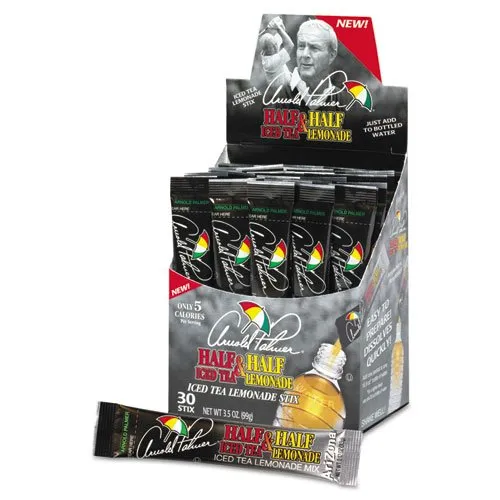 ARIZONA 72769 Arnold Palmer Half & Half Iced Tea - Lemonade Powder Stix 30 Packets/Box