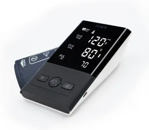 Arm Blood Pressure Monitor Dual User 2x90 Memories Blood Pressure Machine Voice Broadcast with (8.5"-16.5") Cuff Size 4*AAA Batteries 5V & 1A Type C USB Port