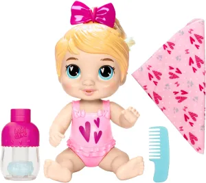 Baby Alive Shampoo Snuggle Harper Hugs Blonde Hair 11 Inch Water Baby Doll Playset, Toys for 3 Year Old Girls & Boys & Up
