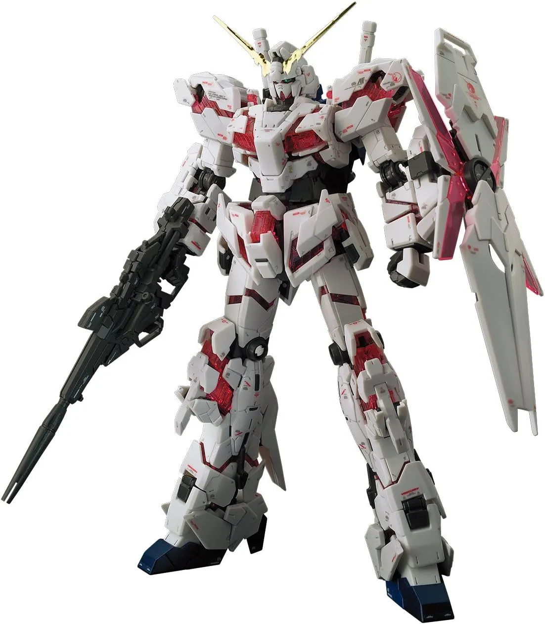 Bandai Hobby RG 1/144 Unicorn Gundam UC Model Kit Figure, Multi-Colored, 8" (BAN216741)