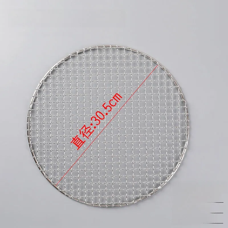 Barbecue Wire 304 Stainless Steel Induction Cooker Stove Tea Cooking Rack round Barbecue Wire Pieces Electric Ceramic Stove Portable Gas Stove Net