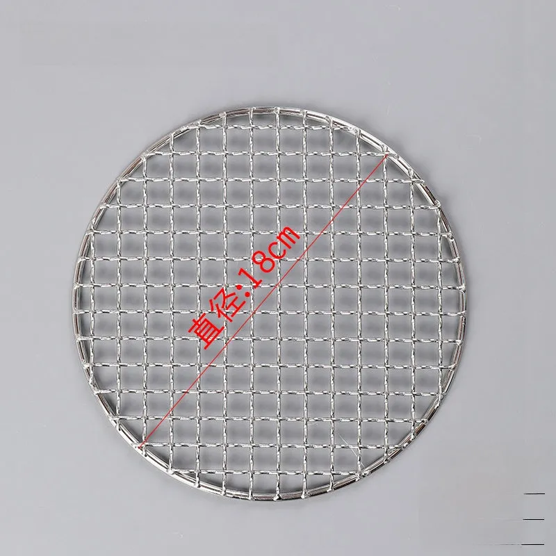 Barbecue Wire 304 Stainless Steel Induction Cooker Stove Tea Cooking Rack round Barbecue Wire Pieces Electric Ceramic Stove Portable Gas Stove Net