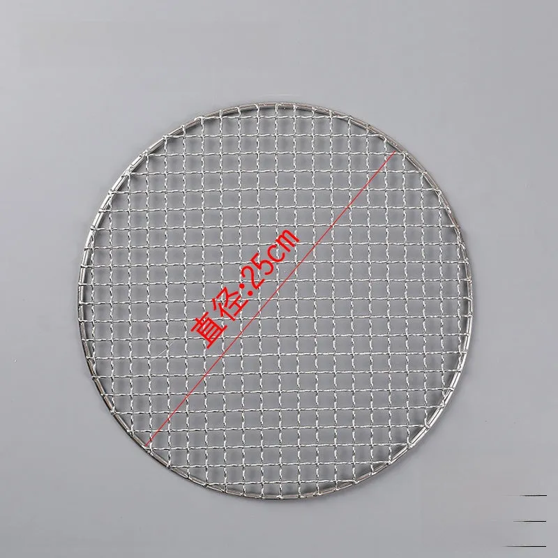 Barbecue Wire 304 Stainless Steel Induction Cooker Stove Tea Cooking Rack round Barbecue Wire Pieces Electric Ceramic Stove Portable Gas Stove Net