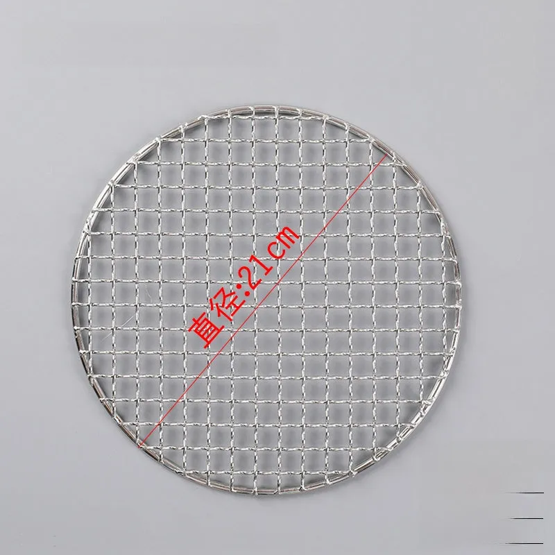 Barbecue Wire 304 Stainless Steel Induction Cooker Stove Tea Cooking Rack round Barbecue Wire Pieces Electric Ceramic Stove Portable Gas Stove Net