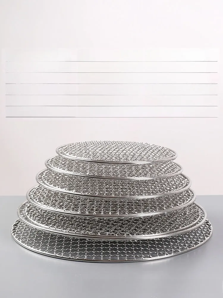 Barbecue Wire 304 Stainless Steel Induction Cooker Stove Tea Cooking Rack round Barbecue Wire Pieces Electric Ceramic Stove Portable Gas Stove Net