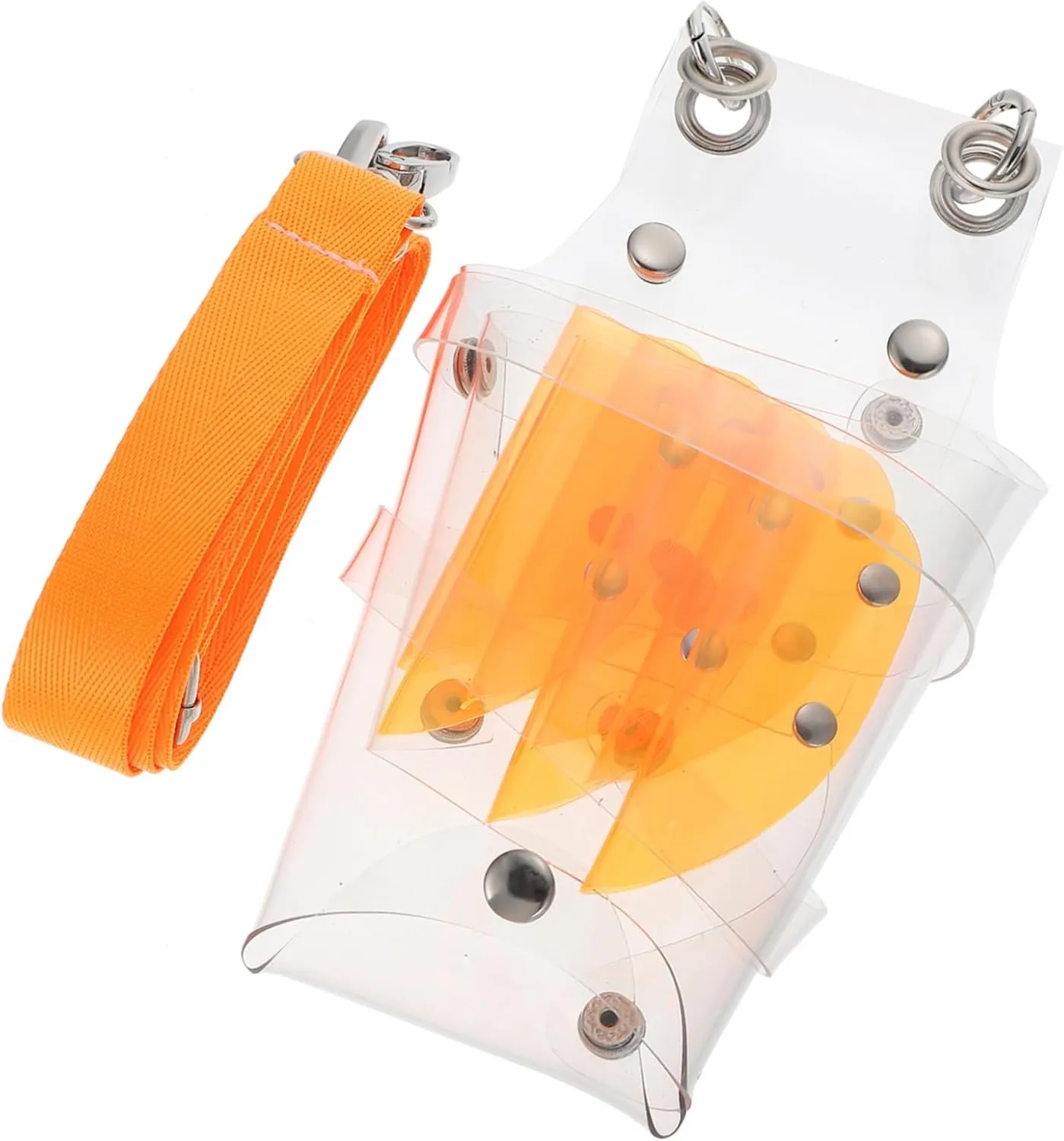 Barber Scissors Waist Pack Transparent PVC Shear Case for Hairdressing Scissors Bag for Stylists Salons Versatile Tool Organizer for Professionals Home