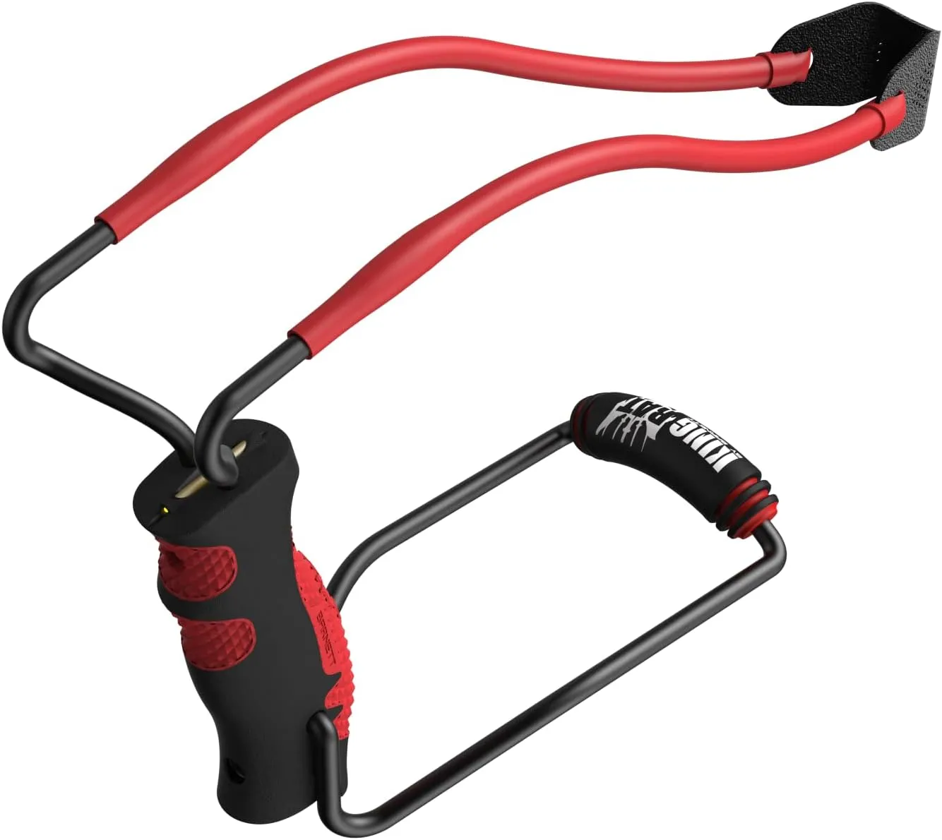 Barnett King Rat Slingshots, Powerful Slingshot for Adults and Kids Alike, Includes Power Band, Brushed Leather Pouch, & Slingshot Ammo