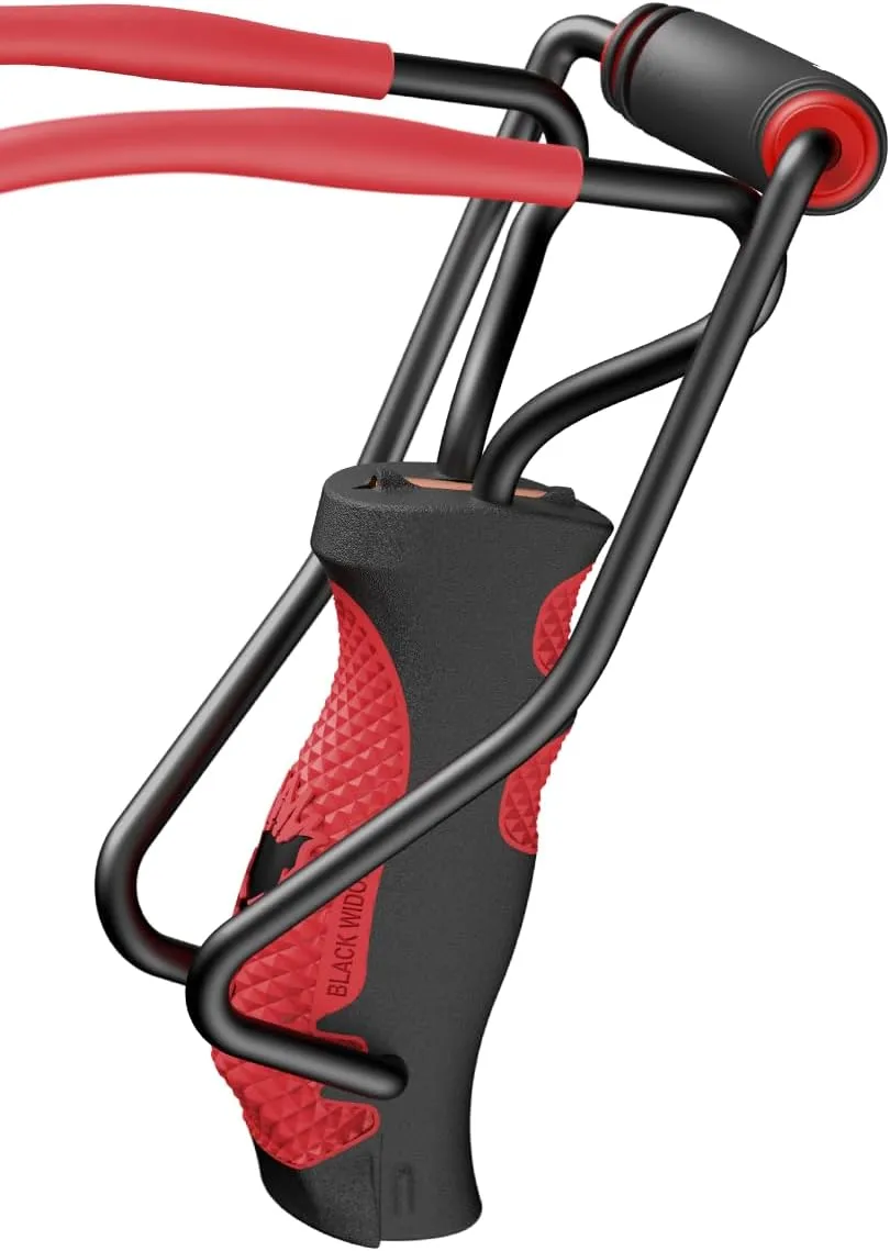 Barnett King Rat Slingshots, Powerful Slingshot for Adults and Kids Alike, Includes Power Band, Brushed Leather Pouch, & Slingshot Ammo