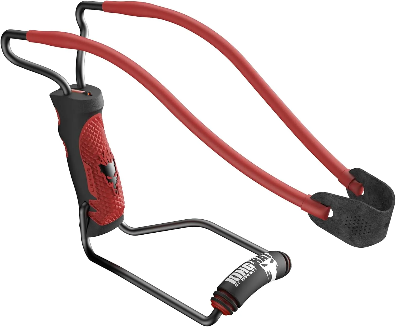 Barnett King Rat Slingshots, Powerful Slingshot for Adults and Kids Alike, Includes Power Band, Brushed Leather Pouch, & Slingshot Ammo