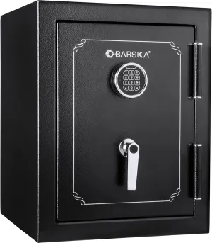 Barska 2.6 Cu. Ft. Fireproof Safe – Digital PIN Lock Vault with 30 Min Fire Rating @ 1400°F, 3 Steel Deadbolts, Adjustable Shelves & Carpeted Interior for Home or Office