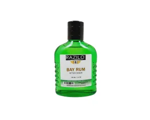 Bay Rum After Shave Splash Liquid for Men; 3.4oz / 100ml Green Glass Bottle Bay Rum