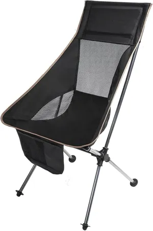 Beach Chair, Folding Lightweight Beach Chairs for Adults, Portable Camping Chair with Breathable Mesh, for Outdoor Lawn Picnic Concert